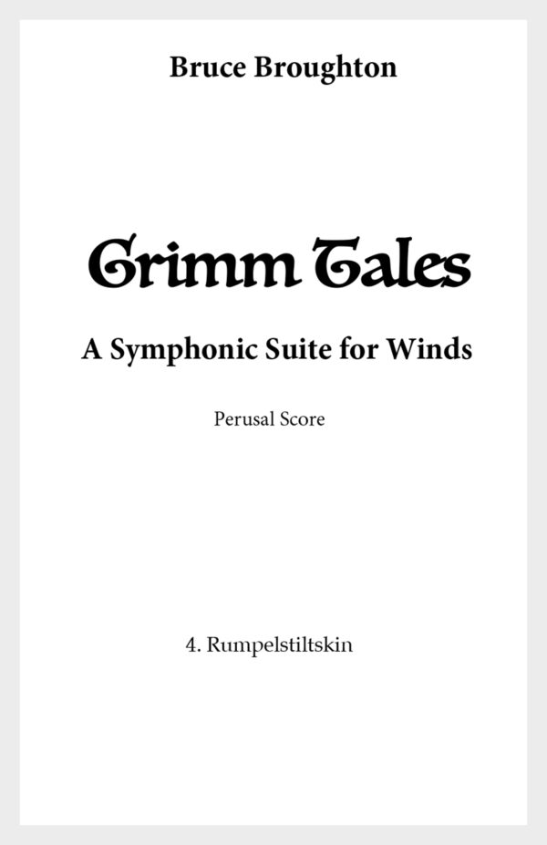 Rumpelstiltskin - Partial Perusal