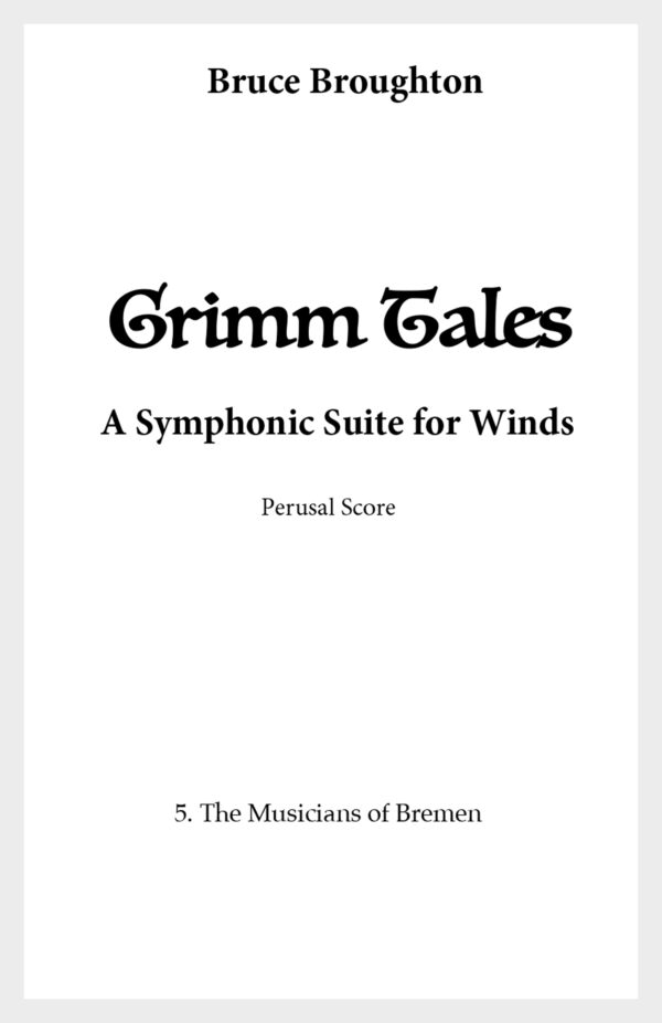 The Musicians of Bremen - Partial Perusal